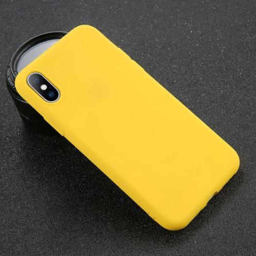 iPhone 11 Ultraslim Silicone Hoesje TPU Case Cover Geel, Telecommunicatie, Mobiele telefoons | Hoesjes en Frontjes | Apple iPhone