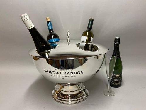 Champagne koeler - Eerbetoon aan Moët et Chandon, verzilverd, Verzamelen, Wijnen