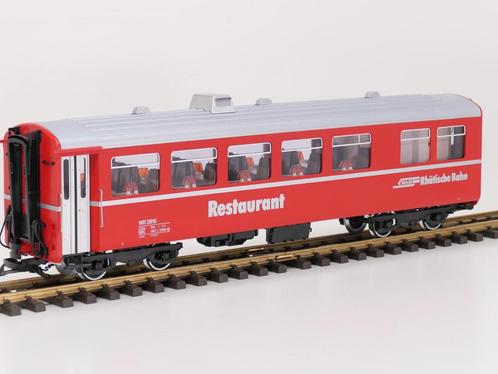 LGB 30680 RhB-Speisewagen WR 3815, Metallrader, Stromabna..., Hobby en Vrije tijd, Modeltreinen | Overige schalen, Overige typen