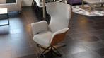 Fauteuil Label First Class  Rancho leer, Huis en Inrichting, Fauteuils, Ophalen of Verzenden, Zo goed als nieuw, 75 tot 100 cm