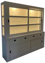Buffetkast wit Hasselt 220cm led verlichting, Huis en Inrichting, Kasten | Buffetkasten, Ophalen of Verzenden, Nieuw