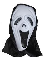 Scream Masker met zwarte hoofdkap Casey, Nieuw, Ophalen of Verzenden