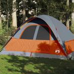 vidaXL Koepeltent 6-persoons waterdicht oranje, Verzenden, Nieuw, Tot en met 2