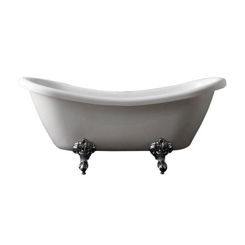 Vrijstaand Bad Best Design Double Ended Nostalgisch, Doe-het-zelf en Verbouw, Sanitair, Bad, Nieuw, Chroom, Ophalen of Verzenden