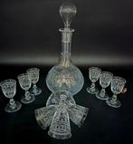 Drinkservies (10) - Kristal - Franse kristallerei, Antiek en Kunst