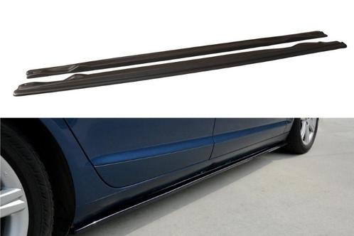 Zijskirts Diffusers Audi A6 S-Line C6 / C6 FL Glanzend Zwart, Auto-onderdelen, Carrosserie en Plaatwerk, Ophalen of Verzenden