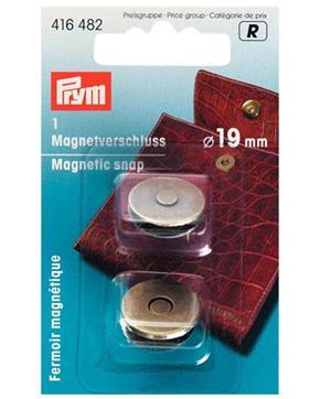 Magneetsluiting Oud Messing 19 mm, Hobby en Vrije tijd, Naaien en Fournituren, Nieuw