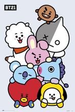 Poster BT21 Characters 61x91,5cm, Verzenden, Nieuw, A1 t/m A3
