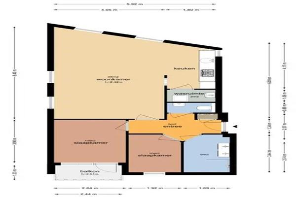 Appartement Catharijnekade in Utrecht, Huizen en Kamers, Huizen te huur, Via bemiddelaar, Utrecht-stad, Appartement