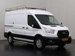 Ford Transit 2.0TDCI 130PK L2H2 Imperiaal | Trekhaak | Gate, Auto's, Stof, Gebruikt, Euro 6, Wit