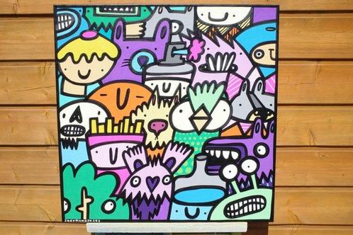 Kev Munday (1986) - Pop Icon Crowd, Antiek en Kunst, Kunst | Schilderijen | Modern