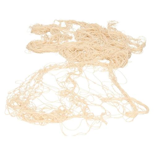 Decoratie vissersnet/visnet beige 200 x 400 cm - Maritiem .., Huis en Inrichting, Woonaccessoires | Overige, Verzenden