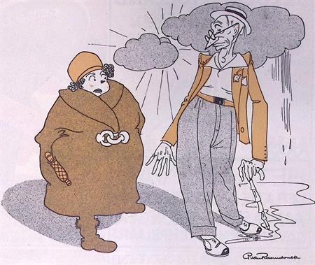 Hollands zomer op spotprent (lijst optie, Lithos), Antiek en Kunst, Kunst | Litho's en Zeefdrukken, Verzenden