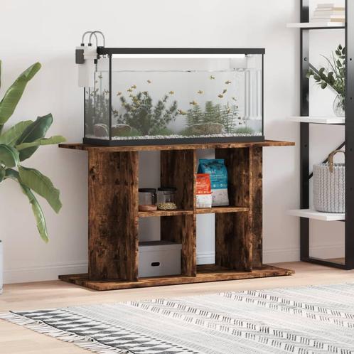 vidaXL Aquariumstandaard 100x40x60 cm bewerkt hout gerookt, Dieren en Toebehoren, Overige Dieren-accessoires, Nieuw, Verzenden