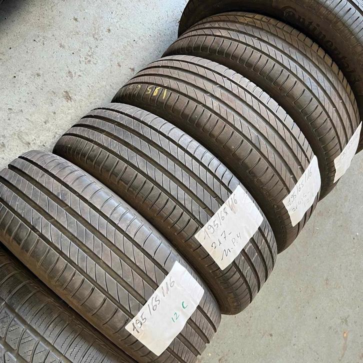 4 x Michelin Primacy 4 195-65-16 Zomerbanden 7mm, Auto-onderdelen, Banden en Velgen, 16 inch, Zomerbanden, 195 mm, Personenwagen