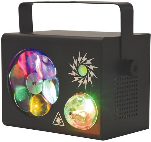 QTX Gobo Fireflash 4-in-1 LED & Laser Effect, Muziek en Instrumenten, Licht en Laser, Laser, Nieuw, Verzenden
