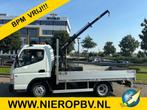 FUSO Canter Openlaadbak Automaat HIAB 008T Kraan 145.000KM, Auto's, Wit, Diesel, Nieuw, Lease