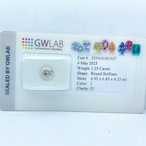 Zonder Minimumprijs - 1 pcs Diamant (Natuurlijk) - 1.25 ct -, Sieraden, Tassen en Uiterlijk, Edelstenen