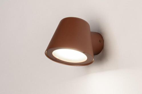 Rietveld Wandlampen - Bruin, Rood - Metaal, Aluminium, Huis en Inrichting, Lampen | Wandlampen, Verzenden