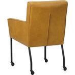 Leren eetkamerstoel Lucky - Granada Amber (cognac) -, Huis en Inrichting, Stoelen, Overige kleuren, Nieuw, Leer, Ophalen of Verzenden