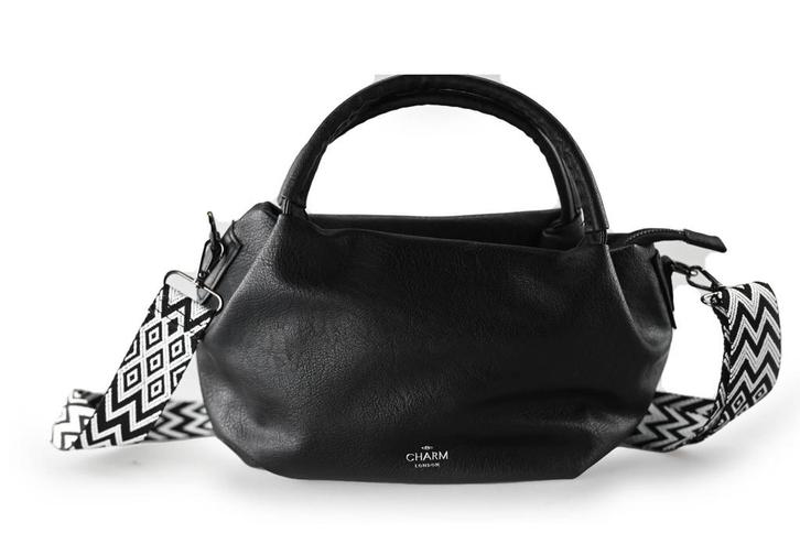 Charm London Tas Zwart | 10% korting, Sieraden, Tassen en Uiterlijk, Tassen | Damestassen, Zwart, Zo goed als nieuw, Verzenden