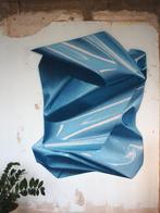 Celia Hadeler GLEAM BABY BLUE - Wandtapijt  - 180 cm - 140, Antiek en Kunst, Kunst | Designobjecten
