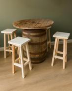 Diverse statafels - bartafels van eiken wijn- en whiskyvaten, Met kraantje, 150 liter of meer, Nieuw, Ophalen of Verzenden