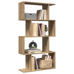 vidaXL Kamerscherm / boekenkast 4-laags 70x24x129 cm hout, Huis en Inrichting, Kasten | Boekenkasten, Verzenden, Nieuw, Overige houtsoorten