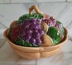 Sarreguemines Barbotine Fruit - Dessertservies (10) -, Antiek en Kunst