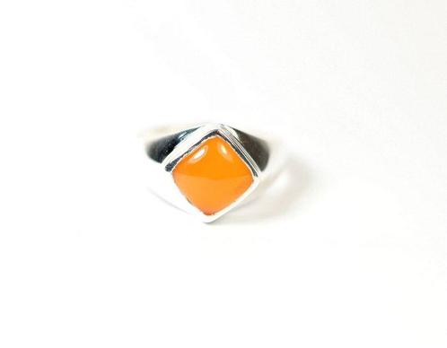 Carnelian Ring / Cabochon / Nieuw- 4.64 g - (1), Verzamelen, Mineralen en Fossielen