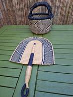 Baby mandje en waaier Ghana setje, Mand, Rond, Nieuw, Ophalen of Verzenden