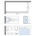 Aanbieding: Inloopdouche Brauer Frame Set 1 Helder Glas, Ophalen of Verzenden, Nieuw