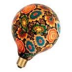 Bailey LED Paint Globe E27 7W 100lm 1900K Bloem motief zw..., Huis en Inrichting, Lampen | Overige, Ophalen of Verzenden, Nieuw