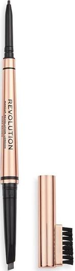 MAKEUP REVOLUTION BALAYAGE DARK BROWN DUO BROW PENCIL WENK.., Verzenden, Nieuw