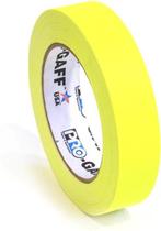 Pro-Gaff neon gaffa tape 24mm x 22,8m Geel, Nieuw, Verzenden