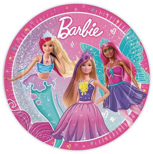 Barbie Borden Fantasy 23 cm 8st, Hobby en Vrije tijd, Feestartikelen, Nieuw, Verzenden