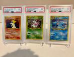 Pokémon - 3 Graded card - Feraligatr, Typhlosion, Meganium,, Nieuw