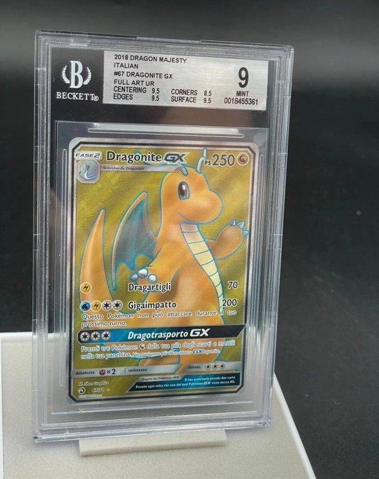 Pokémon - 1 Graded card - Pokémon Dragonite GX #67 – Full, Hobby en Vrije tijd, Verzamelkaartspellen | Pokémon