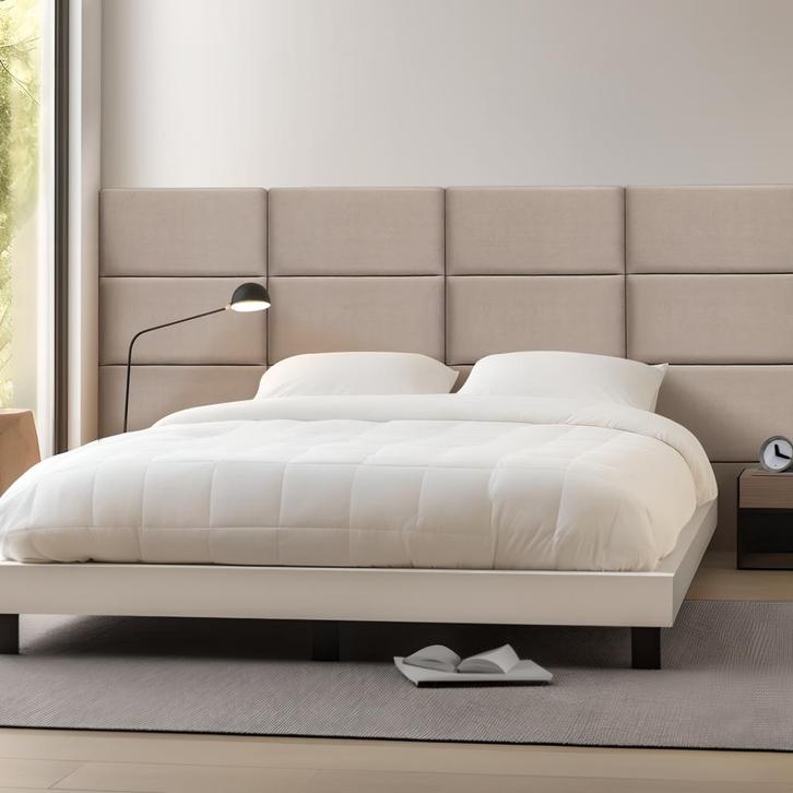 Gestoffeerde wandpanelen Carpino set van 3 fluweel 60x30 cm, Doe-het-zelf en Verbouw, Platen en Panelen, Verzenden