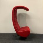 akoestische belstoel met glazen zijwanden en elektra punt,, Gebruikt, Zwart, Ophalen of Verzenden, Eén