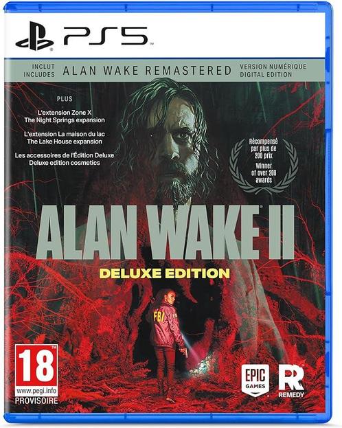 Alan Wake II-Deluxe Edition (PlayStation 5) NIEUW, Spelcomputers en Games, Games | Sony PlayStation 5, Nieuw, Ophalen of Verzenden