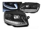 LED Tube koplampen BlackChrome dynamisch knipperlicht, Nieuw, Volkswagen, Verzenden