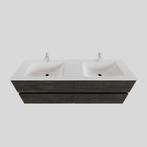 Badkamermeubel Solid Surface BWS Oslo 150x46 cm Dubbel Wood, Ophalen of Verzenden, Nieuw, Bad