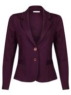 Blazer Susan Stretch Aubergine L (40), damesjasje, Kleding | Dames, Verzenden, Nieuw