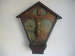Figuur - Haussegen, Altar, Christus am Kreuz - 33 cm - Hout