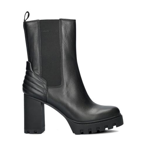 Calvin Klein Platform Chelsea chelseaboots, Kleding | Dames, Schoenen, Zwart, Nieuw, Verzenden