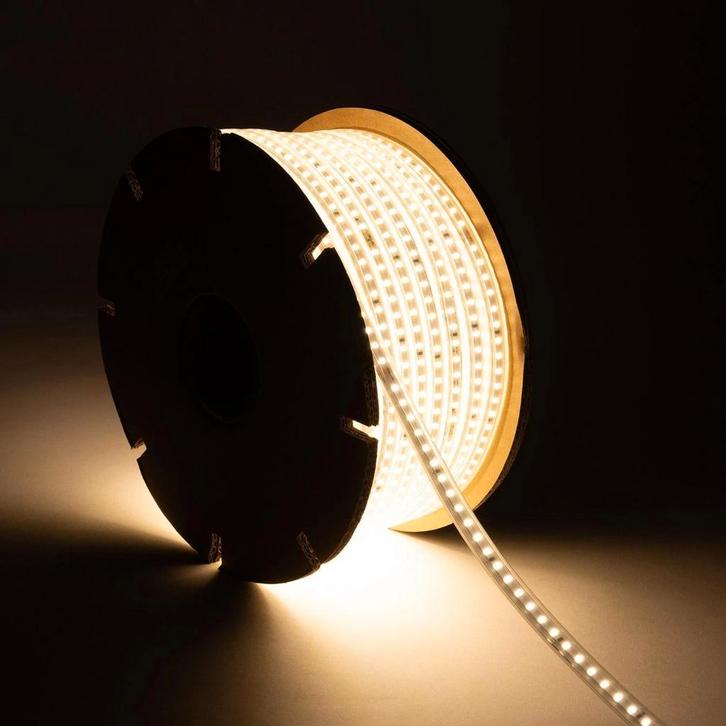 LED strip DIMBAAR - IP65 - Warm Wit - per meter  - 220V, Huis en Inrichting, Lampen | Overige, Nieuw, Ophalen of Verzenden