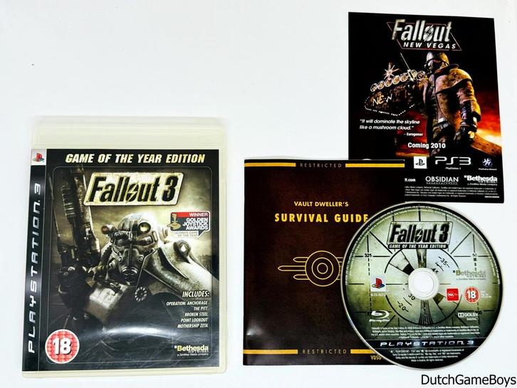Playstation 3 / PS3 - Fallout 3 - Game Of The Year Edition, Spelcomputers en Games, Games | Sony PlayStation 3, Gebruikt, Verzenden