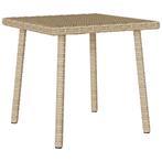 vidaXL Tuin salontafel rechthoekig 40x40x37 cm poly rattan, Verzenden, Nieuw