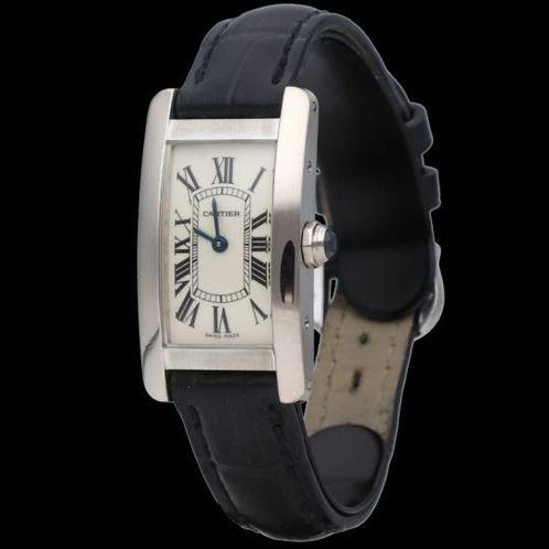Cartier Tank Americaine 2489 uit 2010, Sieraden, Tassen en Uiterlijk, Horloges | Dames, Polshorloge, Gebruikt, Verzenden